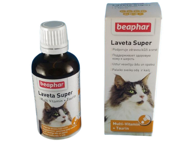 ЛАВЕТА СУПЕР БЕФАР LAVETA SUPER BEAPHAR жидкая мультивитаминая пищевая ...