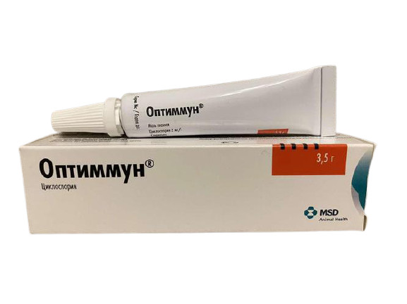 ОПТИМУН OPTIMMUNE глазная мазь для собак, 3,5 гр - купить, цена, отзывы ...