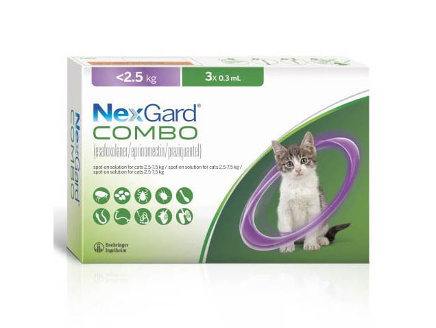 NexGard Combo Нексгард Комбо краплі від бліх, кліщів та гельмінтів для ...