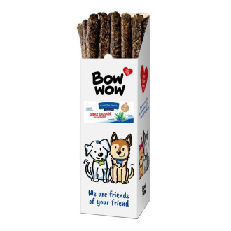 Ласощі  для собак "Bow wow" 53-58 см 175 гр, супер ковбаски з яловичиною