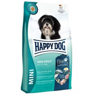 Happy Dog Mini Adult Adult Fit & Vital сухий корм для дорослих собак малих порід вагою до 10 кг, 4 кг (61199)
