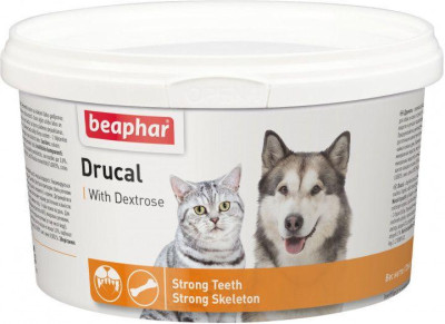 Друкал Беафар Drucal Beaphar мінеральна суміш для кішок і собак з ослабленою мускулатурою, 250 гр