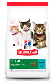 Хілс Hill's SP Kitten Tuna сухий корм з тунцем для кошенят віком до 1 року і вагітних кішок, 300 гр (604051)