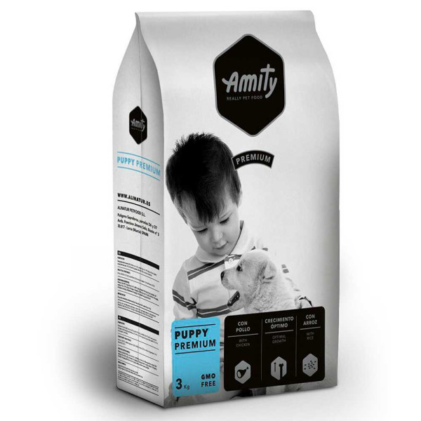 Аміті Amity Puppy Premium повнораціонний сухий корм для цуценят усіх порід до 12 місяців, 3 кг (525 PUP 3KG)