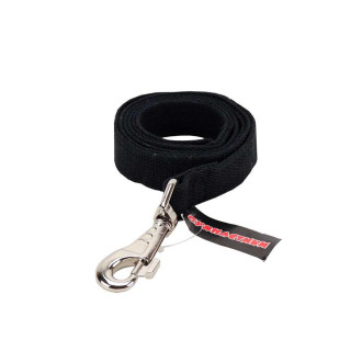 Повідець брезентовий "Пухнастики" чорний 25 мм/1,2 м