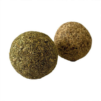Іграшка для котів CROCI Куля з котячої м'яти та сріблястої лози - EUPHORIA BALL