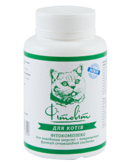 Фітокомплекс Природа для шерсті з профілактикою сечокам’яної хвороби для котів, 100 таблеток
