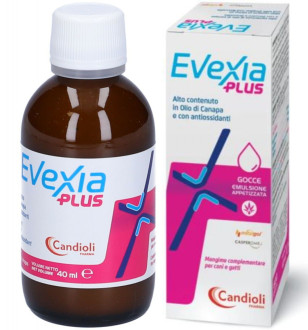 Евексія Плюс Candioli Evexia Plus оральна дієтична добавка в разі запалень у собак і котів, 40 мл, краплі (PAE5479)
