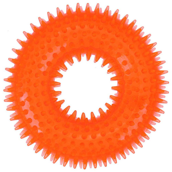 Іграшка для собак TETRAPET Dental Gum, кільце з шипами гумове, 12 см