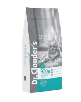 Dr. Clauder's Cat High Premium Grainfree домашня птиця і лосось, сухий корм для вибагливих котів, 10 кг