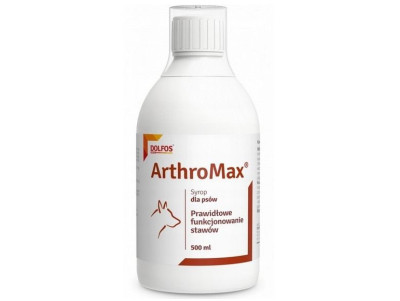 Артромакс Arthromax Dolfos вітамінний сироп хондопротектор з гілуаронановою кислотою для суглобів собак і кішок, 500 мл