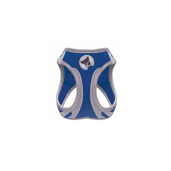 Шлея CROCI HIKING REFLECTIVE, синя, нейлон, XL 53-58 см