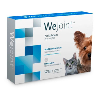 ВіДжоінт WeJoint Small Breed & Cats S хондропротектор для підтримки здоров'я суглобів, хрящової тканини у дрібних собак та кішок, 30 таблеток