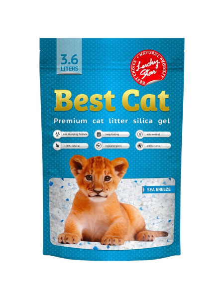 Силікагелевий наповнювач Best Cat Blue 3.6л/10