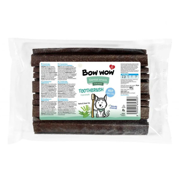 Ласощі  для собак "Bow wow" Dental зубні щітки, 21см