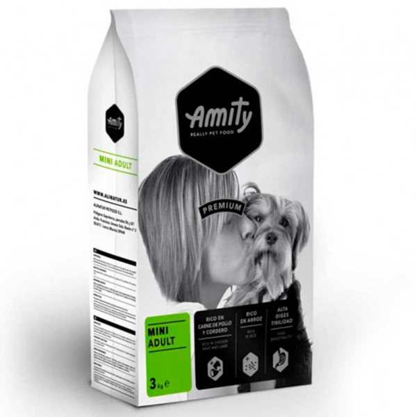 Аміті Amity Mini Adult сухий корм з ягням для собак дрібних порід вагою від 2 до 10 кг, 3 кг (778 MINI 3KG)