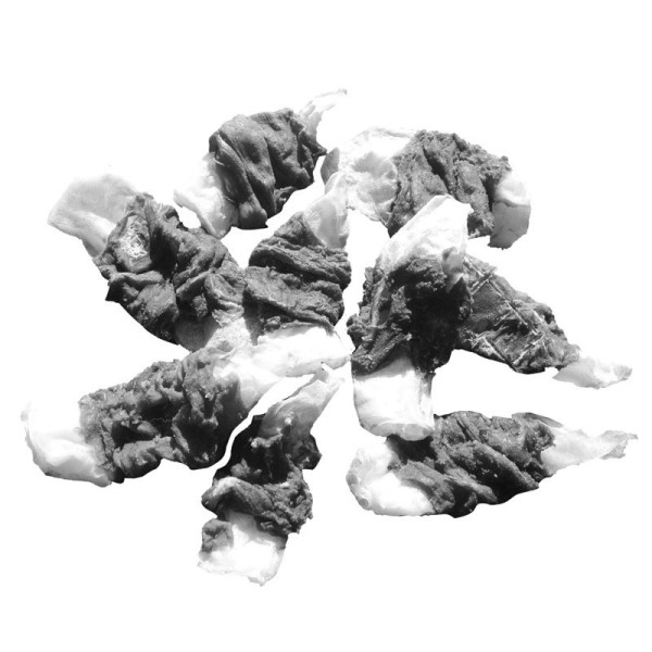 Вялене м'ясо качки з кролячим вухом ≈10 см 65г, 150 шт/ящ