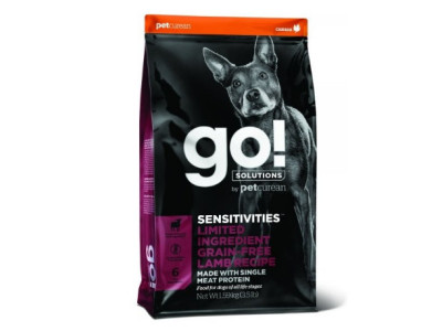 Гоу! Gо! Sensitivites LID Grain Free Lamb Recipe беззерновий сухий корм із ягням для цуценят і собак, 1,6 кг (FG00051)