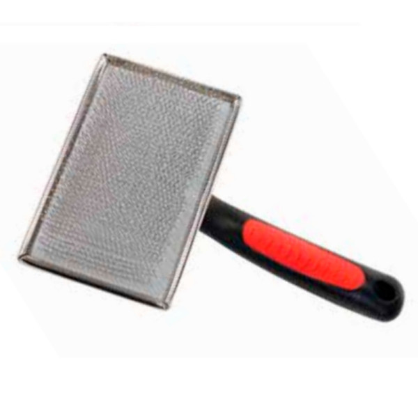 Пуходерка CAMON зі штифтами із сталі з пластиковим покриттям, 11x7 см, XL