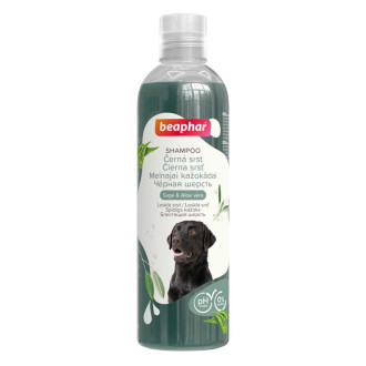 Шампунь Beaphar Shampoo for Black Dogs Sage & Aloe Vera з шавлією та алое вера для собак чорного забарвлення, 250 мл (13840)