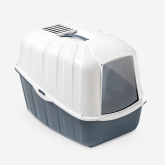 Туалет для котів БОКС з фільтром KOMODA DARK BLUE