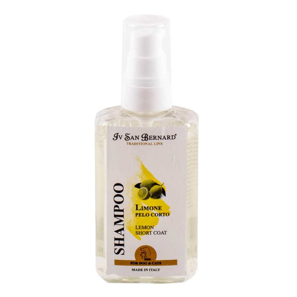 Шампунь Лимон Iv San Bernard Traditional Line Lemon проти лупи для короткошерстих собак та кішок, 100 мл