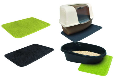 Килимок Croci 60*46 см під туалет для котів, колір зелений або сірий, ціна за один килимок (C6020941)