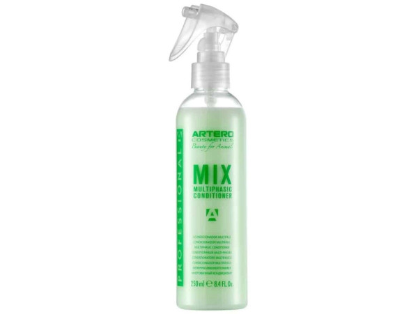 Багатофазний кондиціонер-спрей Artero Mix Spray Multiphasic Conditioner для легкого розчісування та додання об'єму шерсті у котів і собак, 250 мл (H695)