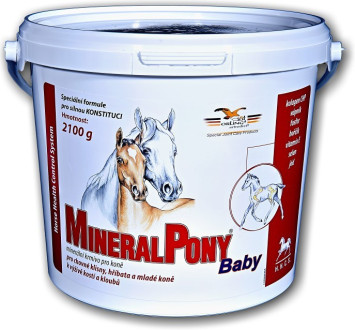 МінералПоні Бебі Orling MineralPoni Baby мінерало-колагенне харчування для кісток та суглобів коней, 2100 гр