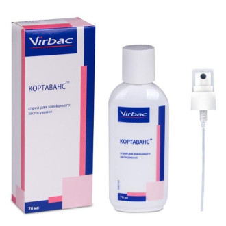Кортаванс Virbac Cortavance спрей для лікування запальних і сверблячих дерматозів у собак, 76 мл