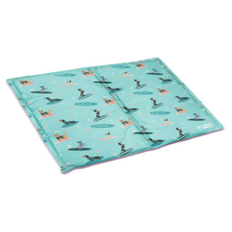 Охолоджуючий килимок для собак CROCI (принт Серфінг) 65х50 см