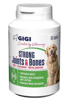 Вітаміни GIGI АктіВет Strong Joints & Bones для зміцнення суглобів і кісток у собак, 90 таблеток