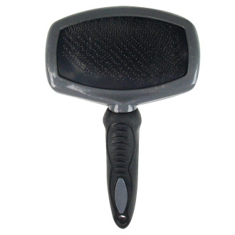 Щітка одностороння з гумовою ручкою TETRAPET Dog Salon, 13,5*22 см