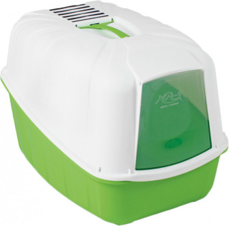 Туалет-бокс Комода 54*39*40 см Komoda закритий з фільтром для кішок, колір зелений