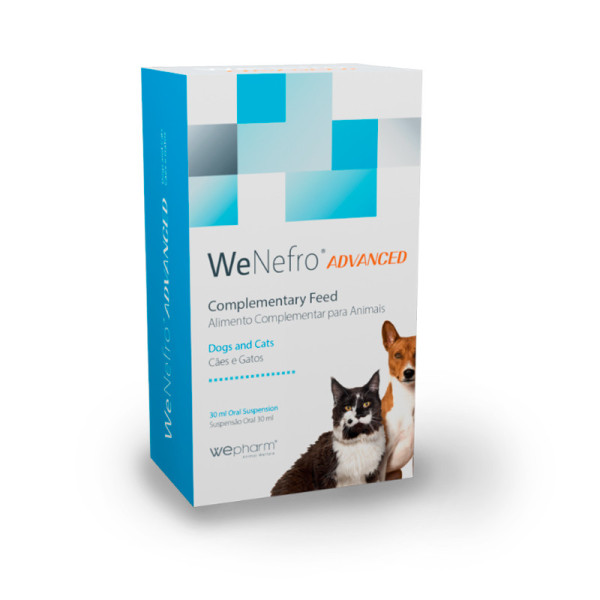 WeNefro® ADVANCED Oral Suspension Wepharm нефропротектор для підтримки функції нирок при ХНН у котів та собак, 30 мл