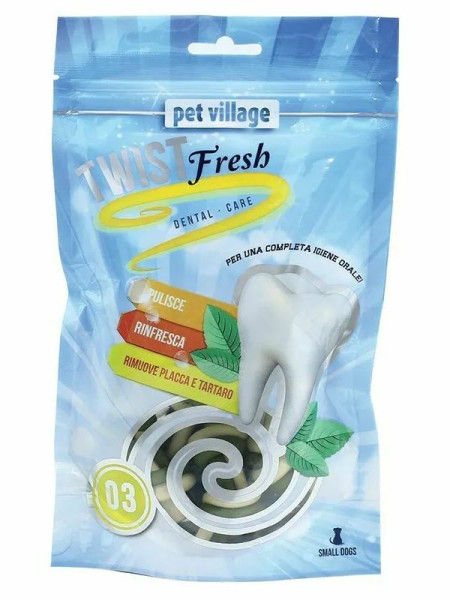 Twist Fresh 03 Dual Dental Care Soft Bone Small Dogs стоматологічні ласощі для дрібних собак, 100 гр (5200010003)