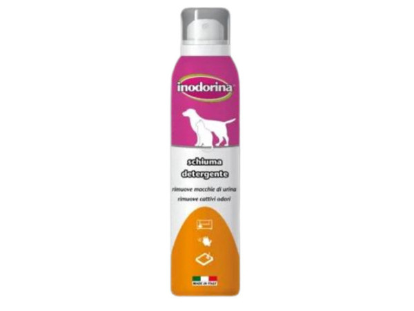 Inodorina Schiuma Detergente універсальна піна для чищення місць проживання собак та кішок, 200 мл (2700010001)