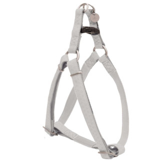 Шлея CROCI MYLORD, з тисненням, біла, шкірозамінник, 50 / 75x2 см