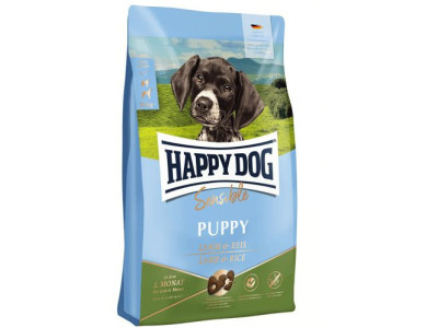 Happy Dog Sensible Puppy Lamb & Rice сухий корм з ягням і рисом для цуценят від 1 до 6 місяців, 4 кг (61010)