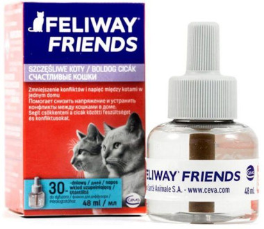 Фелівей Френдс Ceva Feliway Friends антистрес феромон для котів і кішок, змінний блок, 48 мл