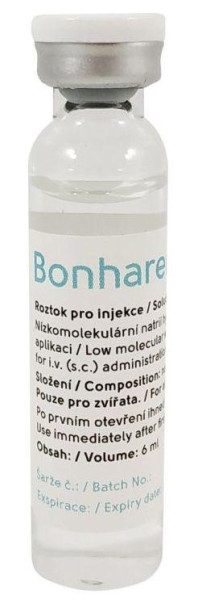 Бонхарен Bonharen (аналог Хіонату ®) для лікування опорно-рухового апарату у коней і собак, 6 мл