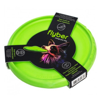Флайбер Collar Flyber тарілка - іграшка для собак, діаметр 22 см, колір салатний