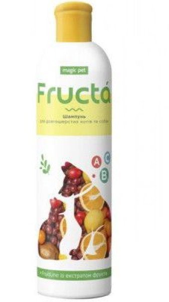 Magic Pet Fructa фруктовий мікс - шампунь для довгошерстих котів і собак, 220 мл (9013)