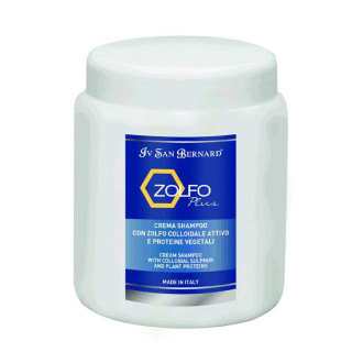 Шампунь Iv San Bernard Mineral Plus Zolfo з колоїдною сіркою та рослинними білками проти лупи для котів і собак, 1 л (0213 NSHAZOL1000)