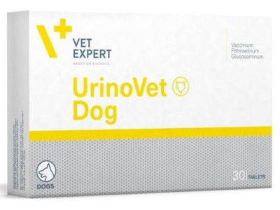 Уріновет Дог Urinovet Dog Vetexpert для відновлення функцій сечової системи у собак, 30 таблеток