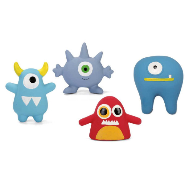Іграшка для собак CROCI Monster, монстри латекс, пищалка, в асортім., 12-15 см