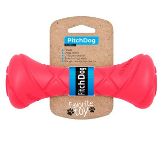 Пітч Дог Collar PitchDog ігрова гантель для апортування собак, довжина 19 см, діаметр 7 см, колір рожевий