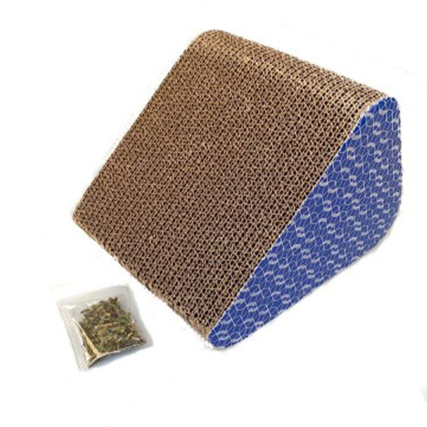 Кігтеточка для котів TETRAPET, з гофракартону, 23x21x17 см