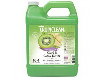 Кондиціонер Ківі та Масло Какао Tropiclean Kiwi & Cocoa Butter зволожуючий для собак, котів, 3,8 л, концентрат 1:16 (060166)