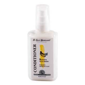 Кондиціонер Банан Iv San Bernard Banana Medium Coat для пом'якшення вовни середньої довжини собак та кішок, 100 мл (компакт)